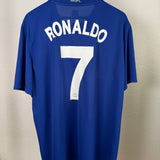 Manchester United Away Shirt 2008 – 40th Anniversary – Ronaldo #7 – Size XL