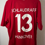 Hannover 96 2012/13 Heimtrikot – Schaludraff – XXL – Bundesliga-Patch