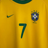 Brasilien Heimtrikot 2000 – Ronaldinho #7 – Nike – Größe M