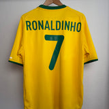 Brasilien Heimtrikot 2000 – Ronaldinho #7 – Nike – Größe M