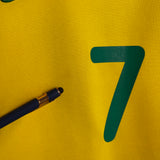 Brasilien Heimtrikot 2000 – Ronaldinho #7 – Nike – Größe M