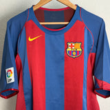 FC Barcelona 2004 T🔵🔴 FC Barcelona 2004/05 Heimtrikot – Ronaldinho #10 – Nike (L)rikot – Ronaldinho (#10) – L