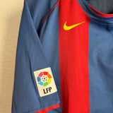 FC Barcelona 2004 T🔵🔴 FC Barcelona 2004/05 Heimtrikot – Ronaldinho #10 – Nike (L)rikot – Ronaldinho (#10) – L