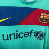 FC Barcelona 2010/11 Away Long-Sleeve Jersey – Messi #10 – XXL