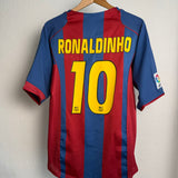 FC Barcelona 2004 T🔵🔴 FC Barcelona 2004/05 Heimtrikot – Ronaldinho #10 – Nike (L)rikot – Ronaldinho (#10) – L