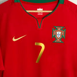 Portugal 2008 Heimtrikot – Cristiano Ronaldo #7 – L