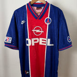 Original PSG Paris Saint-Germain 1995-96 Home Shirt – Opel – XL
