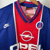 Original PSG Paris Saint-Germain 1995-96 Home Shirt – Opel – XL