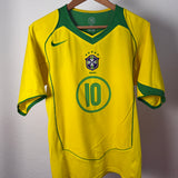 Brasilien 2004 Heimtrikot – Ronaldinho – S