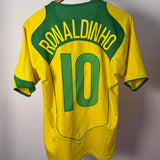 Brasilien 2004 Heimtrikot – Ronaldinho – S