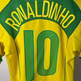 Brasilien 2004 Heimtrikot – Ronaldinho – S