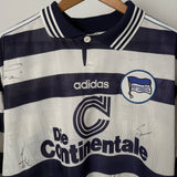 Hertha BSC 1998 Home Jersey – Die Continentale – XL – with Squad Autographs