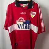 🚨FAULTY🚨VfB Stuttgart 1996 Away Jersey – Bobic – Size XL