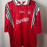 1. FC Kaiserslautern 1996/97 Auswärtstrikot – CRUNCHIPS – adidas – XXL