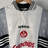 1. FC Kaiserslautern 1997/98 Heimtrikot – Adidas – Kindergröße 176 / Erw. XS