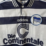 Hertha BSC 1998/99 Vintage Heimtrikot – Nike (Kindergröße 164 / XS)
