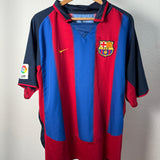 FC Barcelona 2003/04 Heimtrikot – Davids #3 – XL