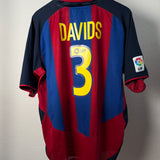FC Barcelona 2003/04 Heimtrikot – Davids #3 – XL