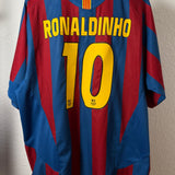 FC Barcelona 2005/06 Heimtrikot – Nike (XL) – Ronaldinho #10