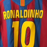 FC Barcelona 2005/06 Heimtrikot – Nike (XL) – Ronaldinho #10