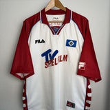 🔵⚪ Hamburger SV 2000/01 Heimtrikot – FILA (XL)