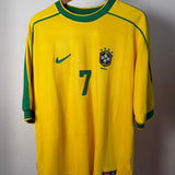 Brasilien Nationalmannschaft 1998/99 Heimtrikot – Ronaldinho #7 – XL