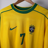 Brasilien Nationalmannschaft 1998/99 Heimtrikot – Ronaldinho #7 – XL