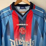 🔵🔴 Fortuna Düsseldorf Auswärtstrikot 1997/98 – Diebels – XL