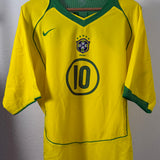 Brasilien 2004 Heimtrikot – Ronaldinho – Größe XL