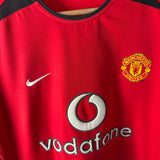 Manchester United 2003/04 Heimtrikot Langarm – Ronaldo 7 – Vodafone – M