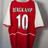 Arsenal 2002 Heimtrikot – Bergkamp – XXL