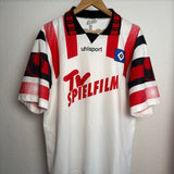 Hamburger SV 1995/96 Heimtrikot – Uwe Bäron #9 – Uhlsport (XL)