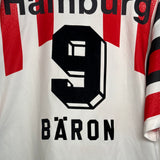Hamburger SV 1995/96 Heimtrikot – Uwe Bäron #9 – Uhlsport (XL)