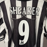 DEFEKT! Newcastle United 1998/99 Heimtrikot – Newcastle Brown Ale – Shearer (#9) M