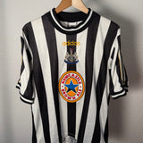 DEFEKT! Newcastle United 1998/99 Heimtrikot – Newcastle Brown Ale – Shearer (#9) M