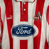 🔴⚪ 1. FC Köln 1995/96 Heimtrikot – #9 – Puma (XL)