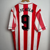 🔴⚪ 1. FC Köln 1995/96 Heimtrikot – #9 – Puma (XL)