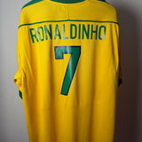 Brasilien 1998 Heimtrikot – Ronaldinho – XXL