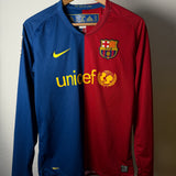 FC Barcelona 2008/09 Heimtrikot Langarm – Messi #10 – S