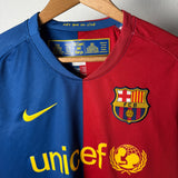 FC Barcelona 2008/09 Heimtrikot Langarm – Messi #10 – S