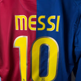 FC Barcelona 2008/09 Heimtrikot Langarm – Messi #10 – S