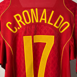 Portugal 2004 Heimtrikot – C. Ronaldo #17 – L