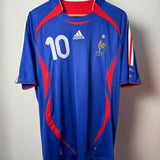 Frankreich 2006 Zidane #10 Heimtrikot (L) France