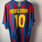 FC Barcelona 2005/06 Heimtrikot – Ronaldinho #10