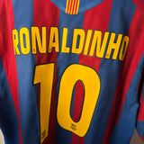 FC Barcelona 2005/06 Heimtrikot – Ronaldinho #10
