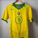 Brasilien Nationalmannschaft 2004 Heimtrikot – Ronaldo #9 S