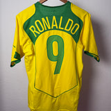 Brasilien Nationalmannschaft 2004 Heimtrikot – Ronaldo #9 S