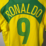 Brasilien Nationalmannschaft 2004 Heimtrikot – Ronaldo #9 S
