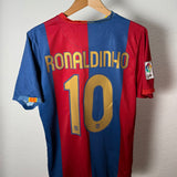 FC Barcelona 2006/07 Heimtrikot – Ronaldinho #10 – M