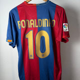 FC Barcelona 2006/07 Heimtrikot – Ronaldinho #10 – M